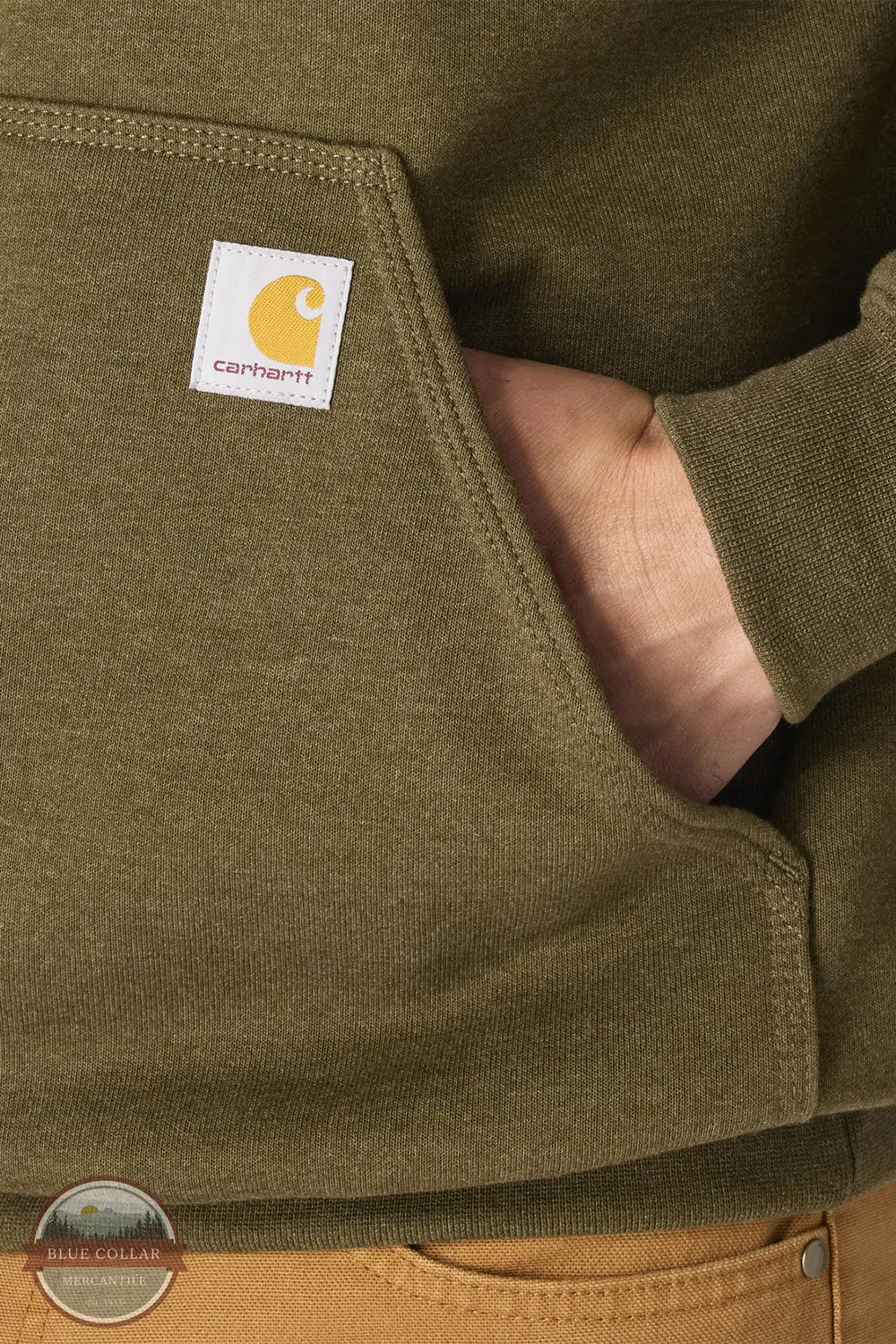 Carhartt K288-GO5 Loose Fit Midweight Logo Sleeve Graphic Hoodie Spring 26 Kangaroo Pocket