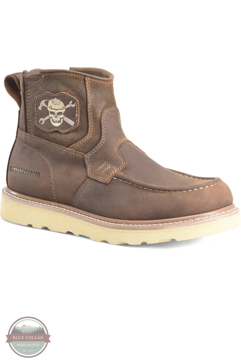 Carolina CA7046 Flatiron 6 Inch EZ-ON Moc Toe Wedge Sole main view