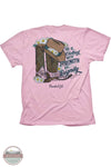 Kerusso CGA4557 Cherished Girl Women's Strength Boots T-Shirt in Pink back image of t-shirt shown