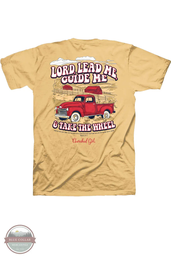 Kerusso CGA5028 Cherished Girl Women's Lead Me Truck T-Shirt back view of shirt with main imprint