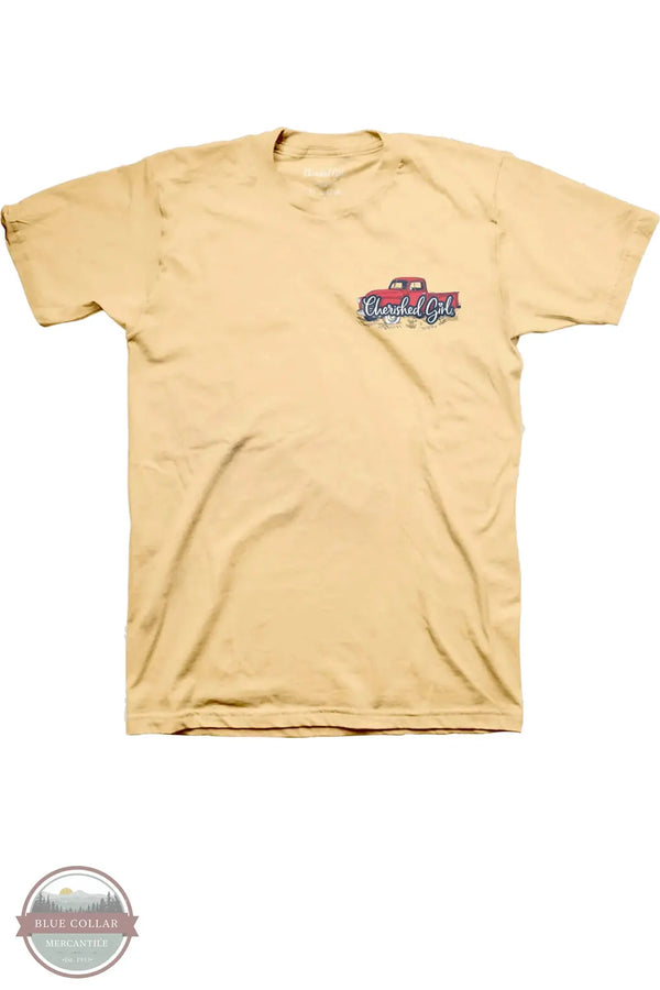 Kerusso CGA5028 Cherished Girl Women's Lead Me Truck T-Shirt front view of shirt with pocket imprint shown