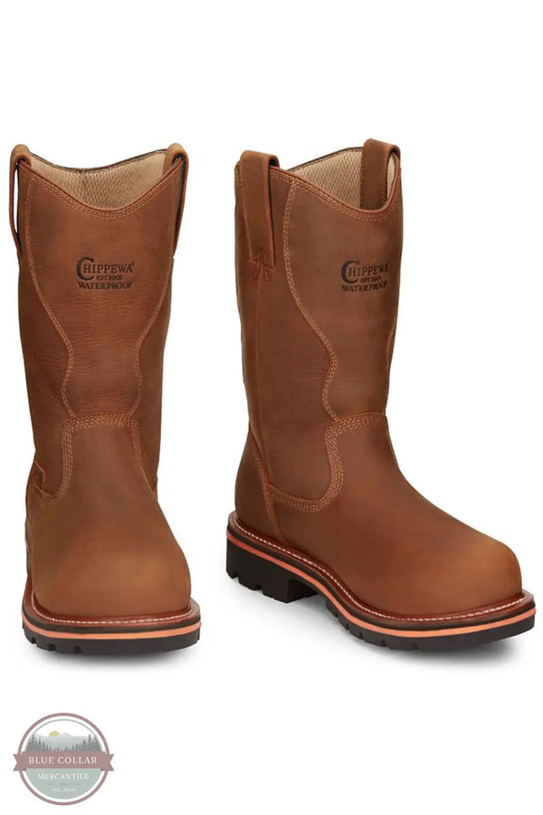 Chippewa TH1041 Thunderstruck Nano Composite Toe Pull-On Work Boots, pair
