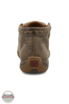 Twisted X WDM0080 Floral Tooled Print Chukka Driving Moccasin back heel view