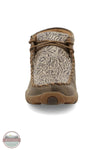 Twisted X WDM0080 Floral Tooled Print Chukka Driving Moccasin front view