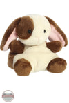 Aurora 82060 Clover Bunny Palm Pals | Bunny Stuffed Animal 3/4 front view