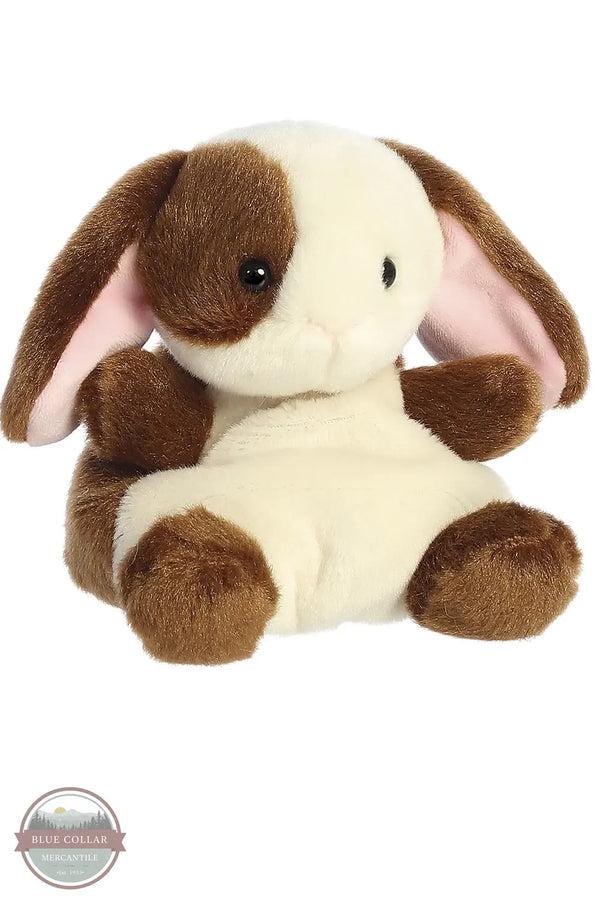 Aurora 82060 Clover Bunny Palm Pals | Bunny Stuffed Animal 3/4 front view