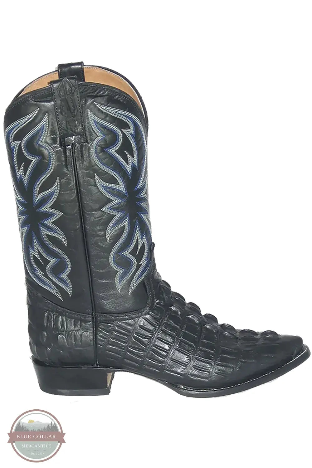 Cowtown Boots R6096 Printed Caiman Tail Round Western Boot side view
