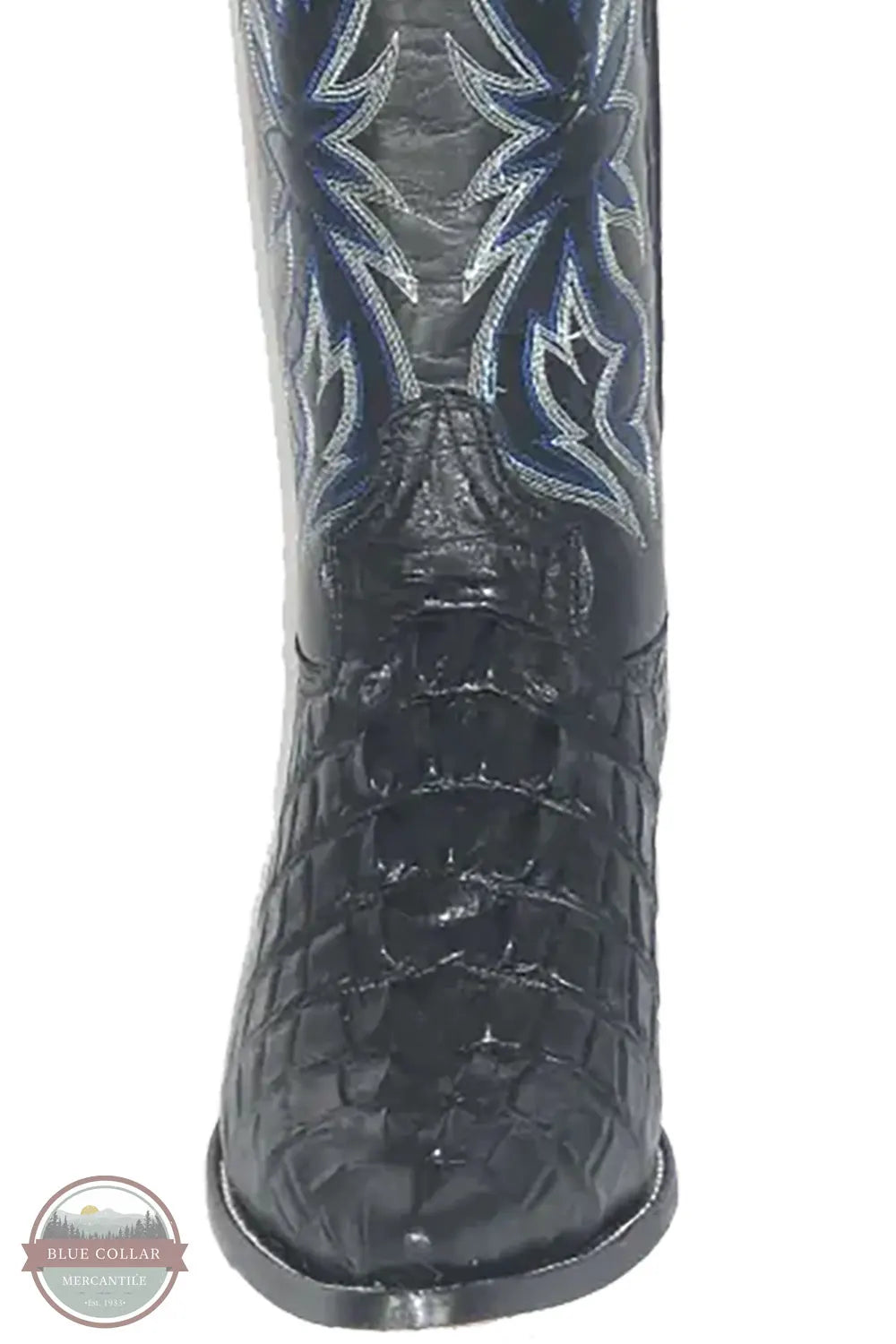 Tail Boot Machine R6096 Printed Caiman Tail Round Western Boot