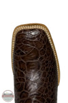 Cowtown Boots Q6044 Sea Turtle Print Square Toe Western Boot toe view