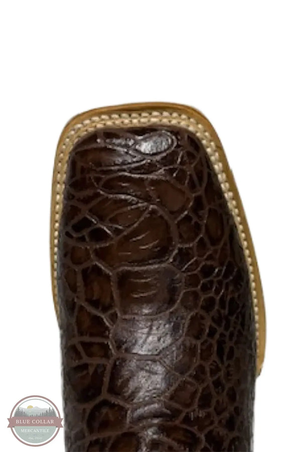 Cowtown Boots Q6044 Sea Turtle Print Square Toe Western Boot toe view