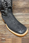 Cowtown Boots Q800 Black Python Square Toe Western Boot main view