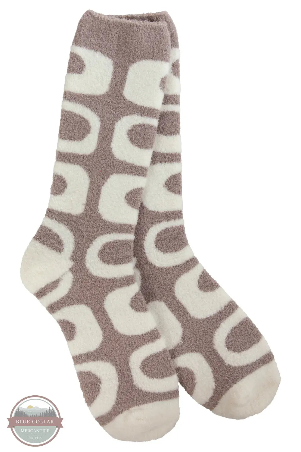 World's Softest WSCALCRW-824 Cozy Cali Crew Socks in Seamless Nirvana