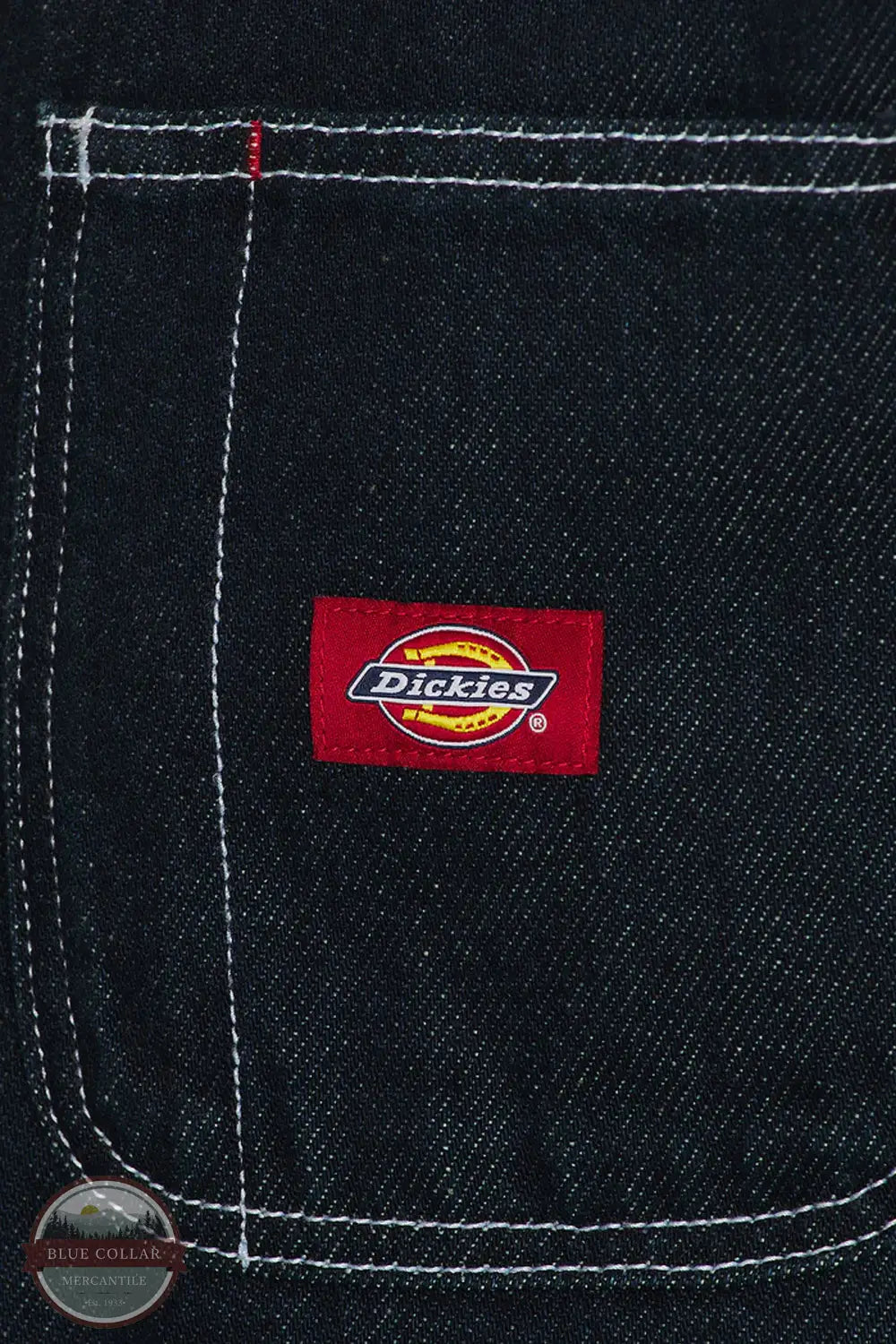 Dickies A861BRNB Blanket Lined Denim Jacket, pocket