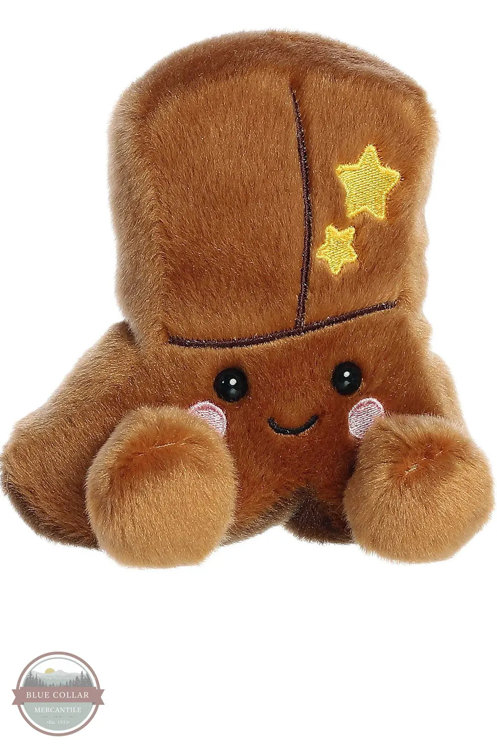 Aurora 33920 Evan Cowboy Boot Palm Pals | Stuffed Cowboy Boot 3/4 front view