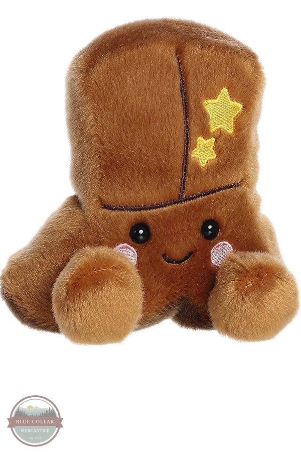 Aurora 33920 Evan Cowboy Boot Palm Pals | Stuffed Cowboy Boot 3/4 front view