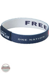 Versible's Freedom Tap To Pray® Wristband angled view of wristbrand