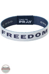 Versible's Freedom Tap To Pray® Wristband Freedom side shown
