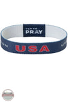 Versible's Freedom Tap To Pray® Wristband USA side shown
