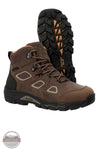 Georgia GB00749 Men's Trailpoint Hiking Boot Soft Toe in Brown side and sole shown
