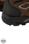 Georgia GB00749 Men's Trailpoint Hiking Boot Soft Toe in Brown back heel detail