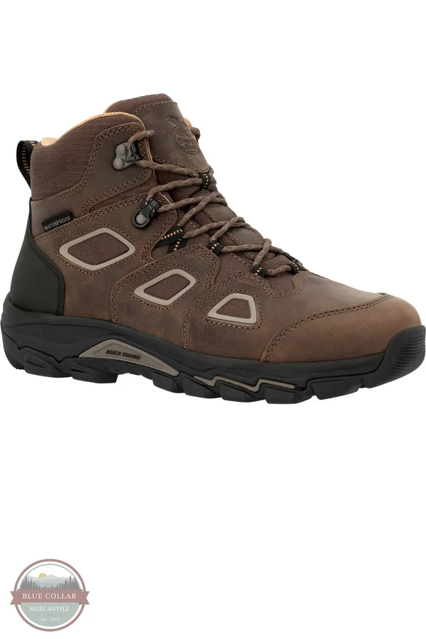 Georgia GB00749 Men's Trailpoint Hiking Boot Soft Toe in Brown side view