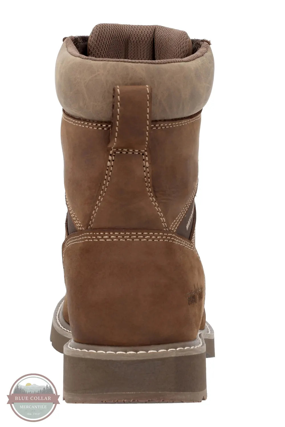 Georgia GB00761 Men's Core 37 Farm and Ranch Round Toe Lacer | Waterproof back heel view