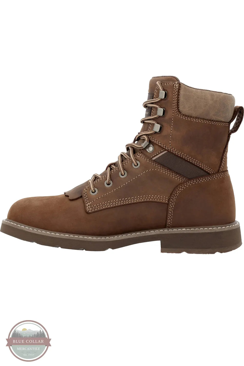 Georgia GB00761 Men's Core 37 Farm and Ranch Round Toe Lacer | Waterproof instep side shown