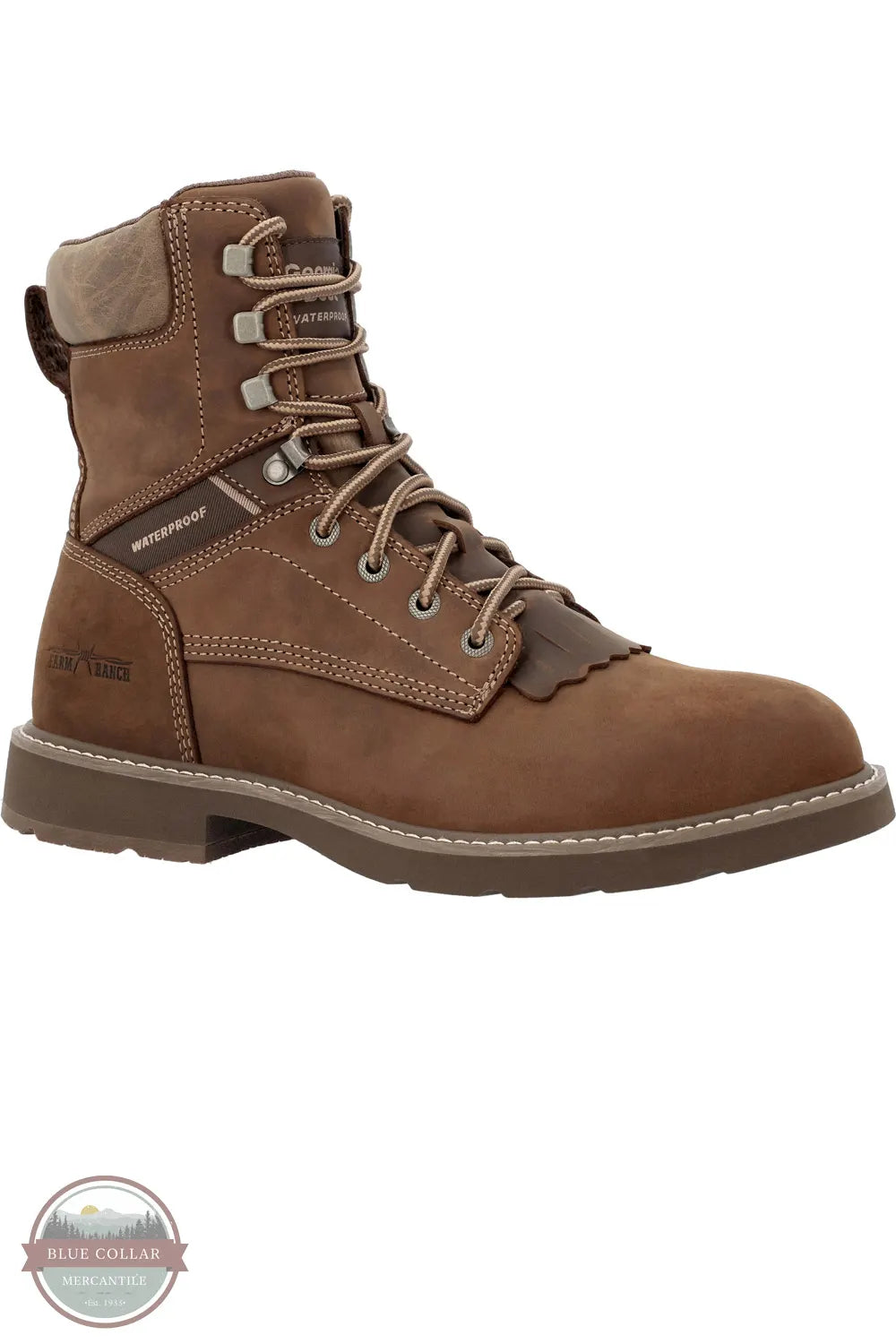 Georgia GB00761 Men's Core 37 Farm and Ranch Round Toe Lacer | Waterproof main side view
