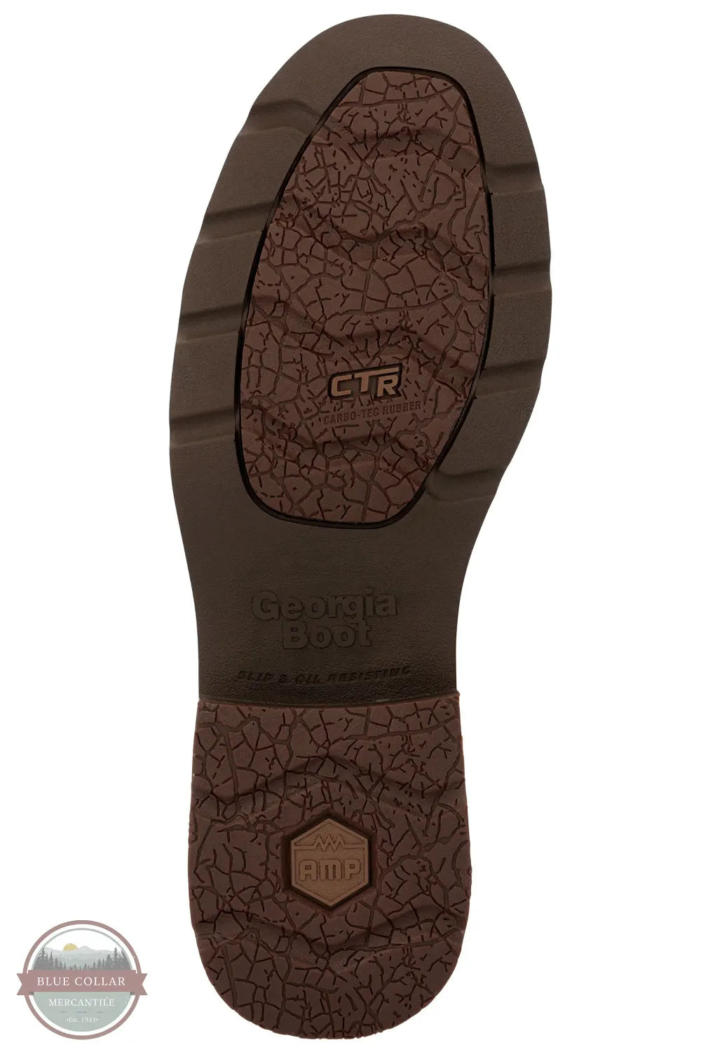 Georgia GB00761 Men's Core 37 Farm and Ranch Round Toe Lacer | Waterproof outer sole shown