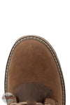 Georgia GB00761 Men's Core 37 Farm and Ranch Round Toe Lacer | Waterproof toe shown