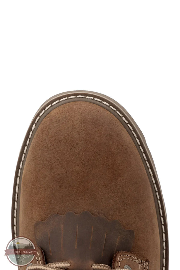 Georgia GB00761 Men's Core 37 Farm and Ranch Round Toe Lacer | Waterproof toe shown