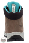 Georgia GB0632TS Women's 5" Eagle Trail Hiker in Grey back heel view