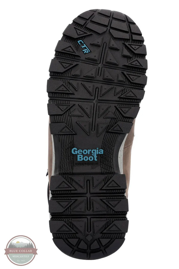 Georgia GB0632TS Women's 5" Eagle Trail Hiker in Grey outer sole view