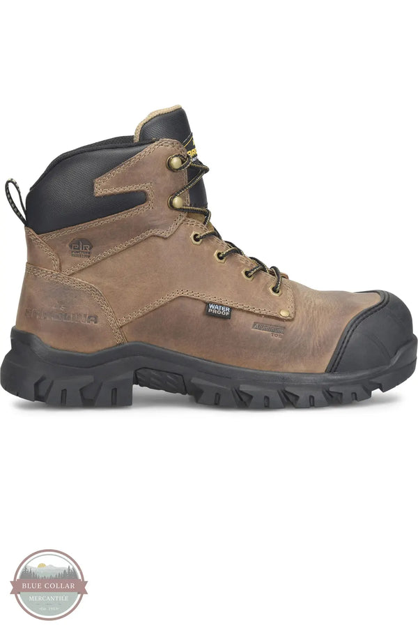 Carolina CA3604 "Gruntz" 6 Inch Waterproof Aluminum Toe Work Boot profile view