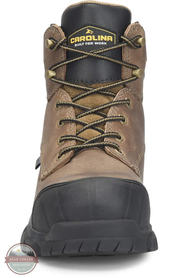Carolina CA3604 "Gruntz" 6 Inch Waterproof Aluminum Toe Work Boot front toe view