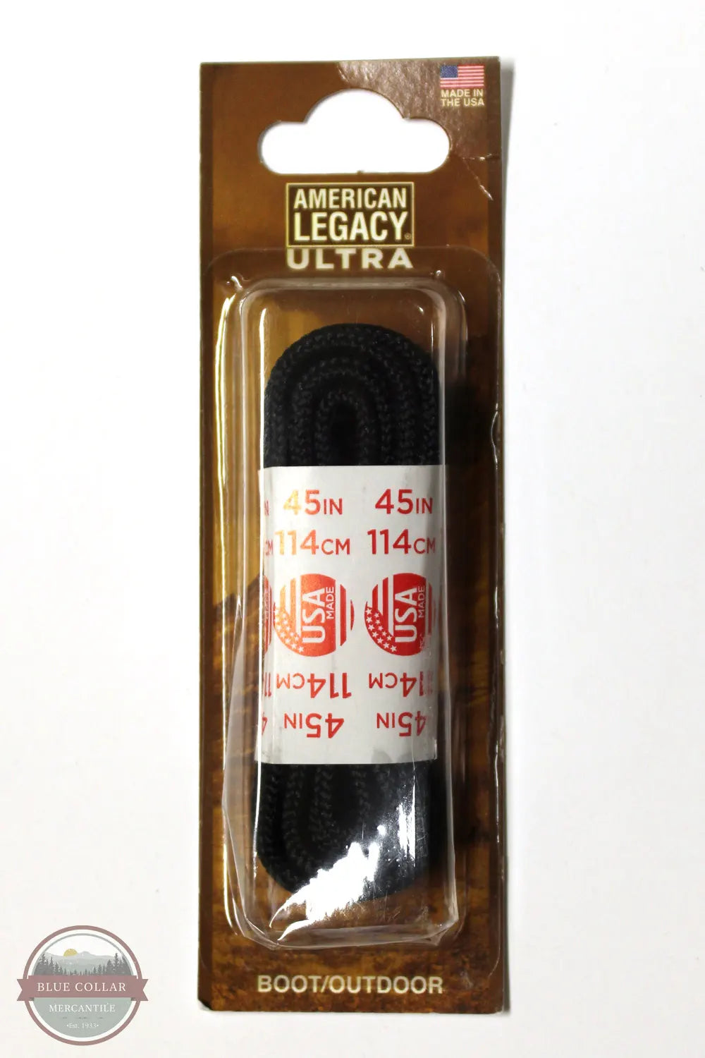 American Legacy ® Ultra Large Hiker Laces | Black 45