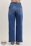Judy Blue 82689REG High Waisted Wilhelmina Baggy Jeans rear view