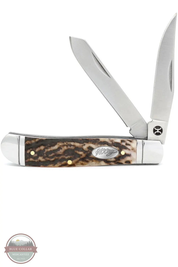 Hooey HK129-01 Stag Trapper Knife