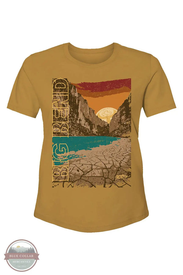 Big Bend Logo T-Shirt in Mustard by Hooey HT1641MU
