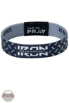 Versible's Iron Sharpens Iron Tap To Pray Wristband logo side showing on outside of wristband