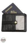 Joy Susan L8141-00 Penny Mini Travel Wallet back side with passport showing