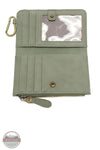Joy Susan L8213-38 Bobbie Bifold Wallet With Carabiner in sage