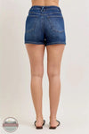 Judy Blue 150351REG High Waisted Tummy Control Slim Jean Shorts rear view