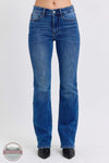 Judy Blue 82621REG Tanya Mid Rise Thermal Bootcut Jean front view