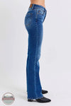Judy Blue 82621REG Tanya Mid Rise Thermal Bootcut Jean side view