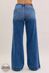 82674REG Mid Rise Trouser Retro Wide Leg Jean, rear
