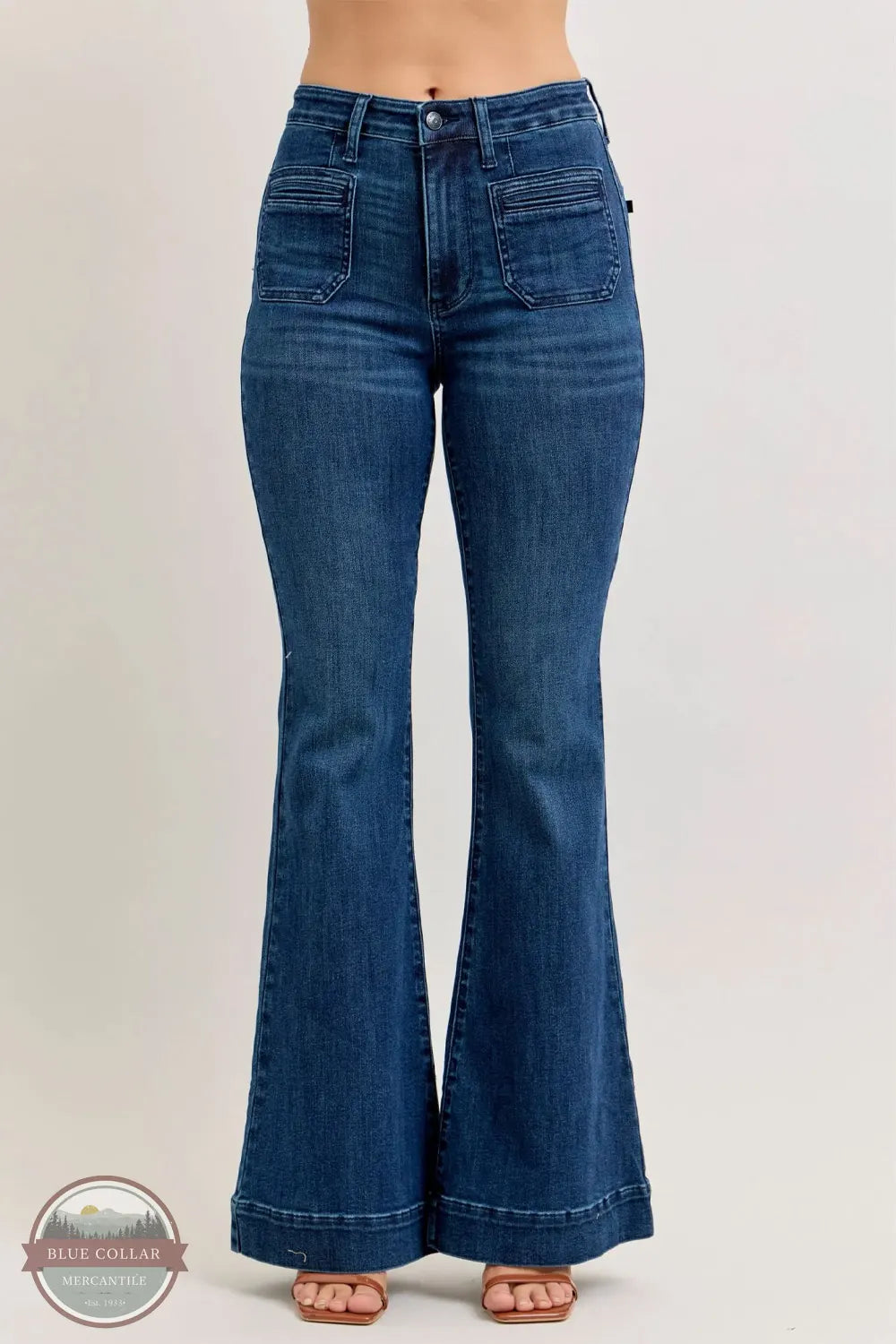 Judy Blue 881079REG &nbsp;Vintage Pocket High Waisted Flare Jean front image