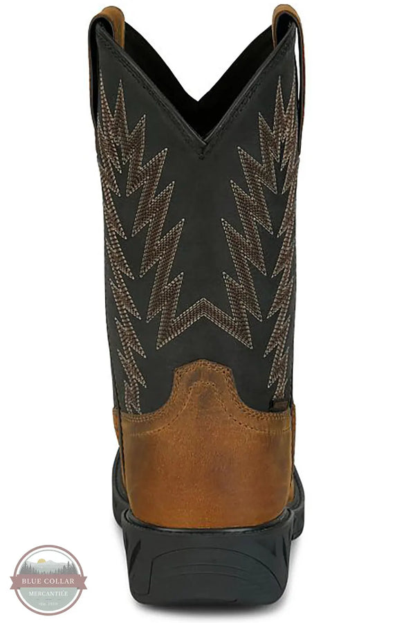 Justin PD4073 Taskmaker 11" Waterproof Steel Toe back heel view