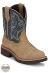 Justin GY9550 Kay 8" Gypsy Round Toe Boot in Honey Tan single boot view