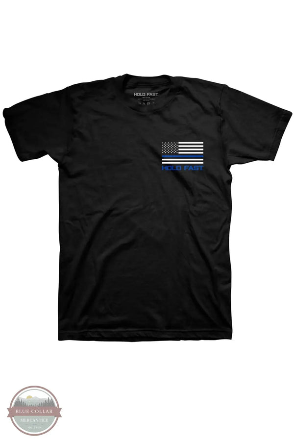 Kerusso KHF3816 Hold Fast Men's Police Flag T-Shirt front view of shirt